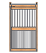 Welded Full Grill Door - Galvanized